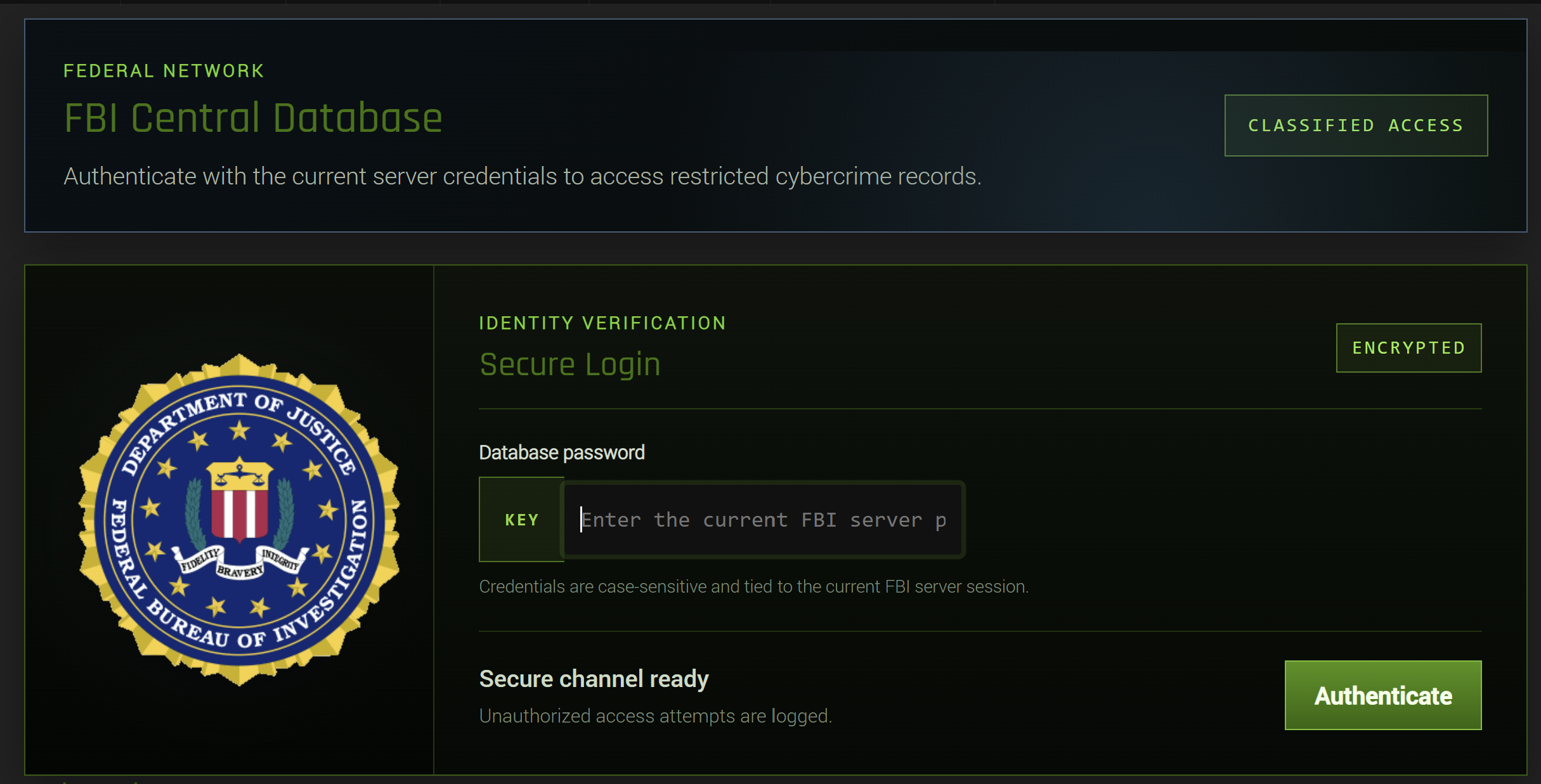 FBI interface